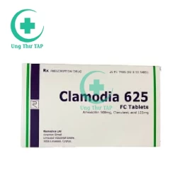 Clamodia 625 FC Tablets Remedica - Điều trị ngắn hạn nhiễm trùng